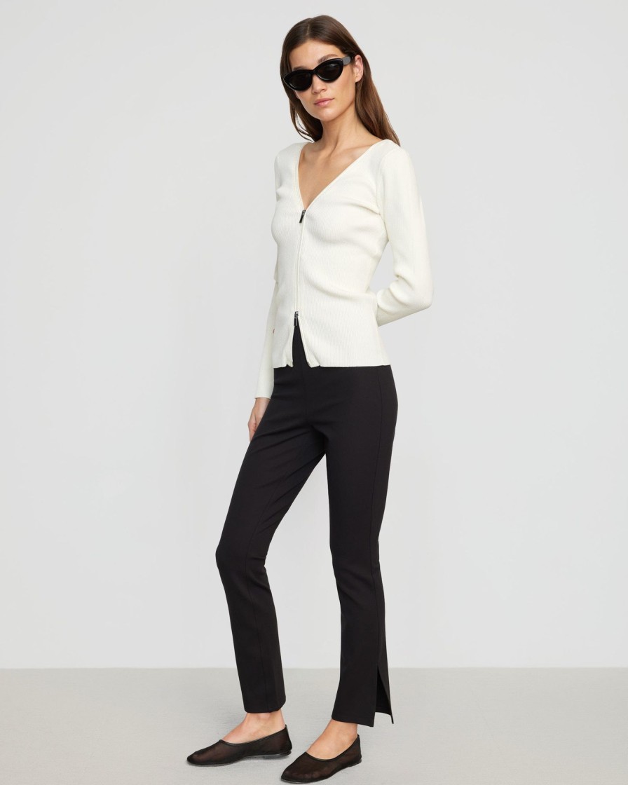 Clothing UBASE INTERNATIONAL, INC. | Devi Side-Split Stretch Pant (Regular)