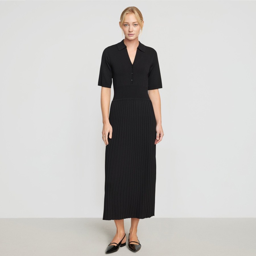 Clothing Expert Group Limited | Cora Pleated Sweater Dress