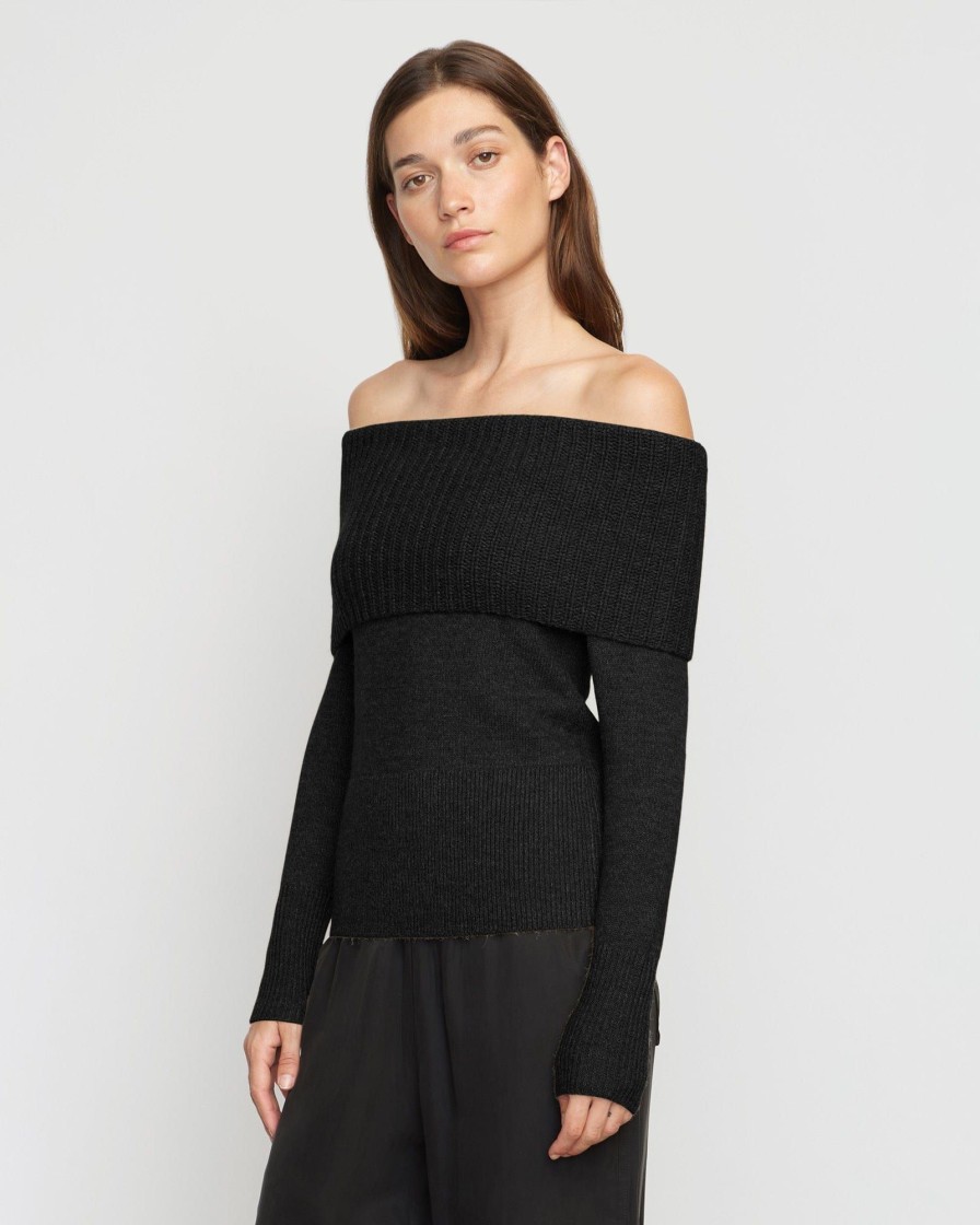 Clothing Expert Group Limited | Kiana Ribbed Off-Shoulder Sweater