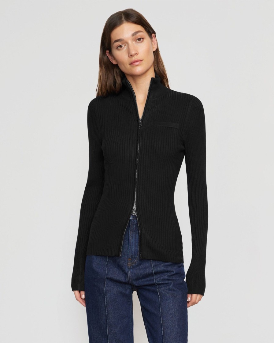 Clothing Expert Group Limited | Kaine Ribbed Two-Way Zip Sweater