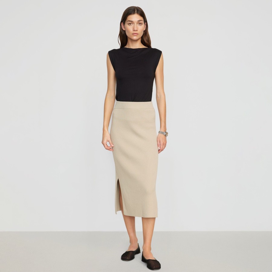 Clothing Expert Group Limited | Faustine Cotton Ribbed Skirt