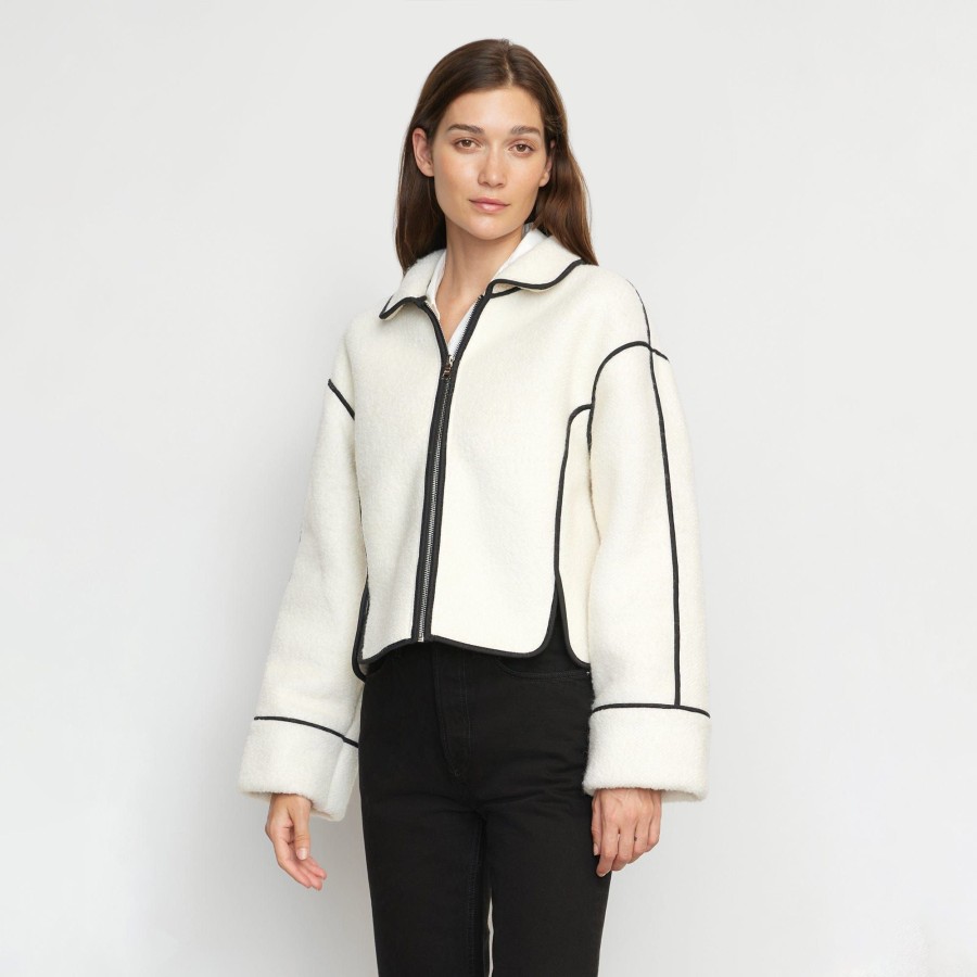 Clothing Hua Shang Group (H.K.) Ltd | Madison Contrast Trim Coat