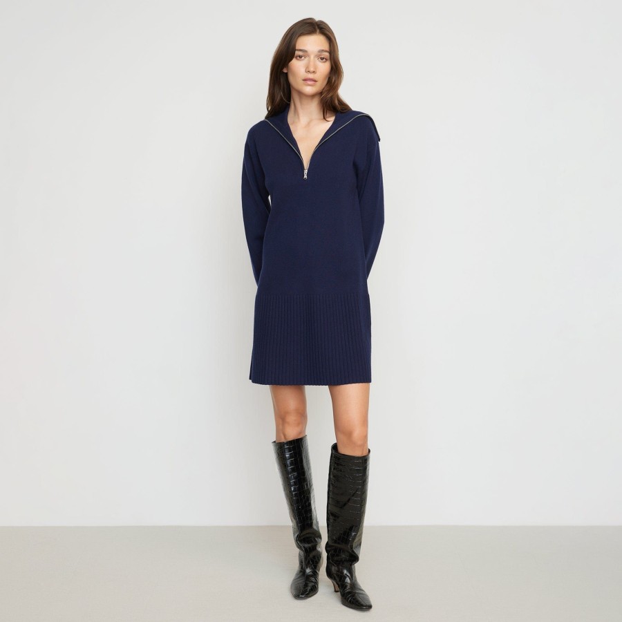 Clothing Expert Group Limited | Milly Zip-Collared Sweater Dress