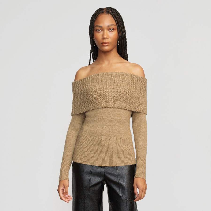 Clothing Expert Group Limited | Kiana Ribbed Off-Shoulder Sweater