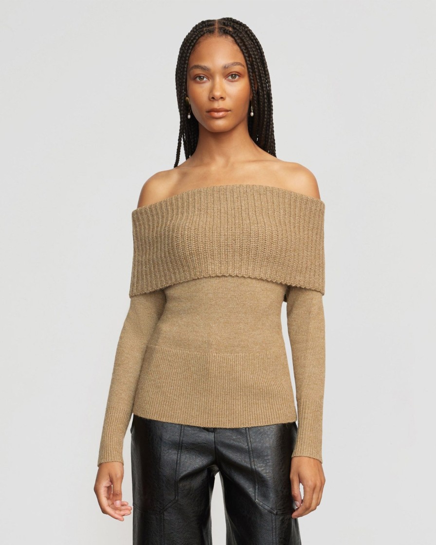 Clothing Expert Group Limited | Kiana Ribbed Off-Shoulder Sweater