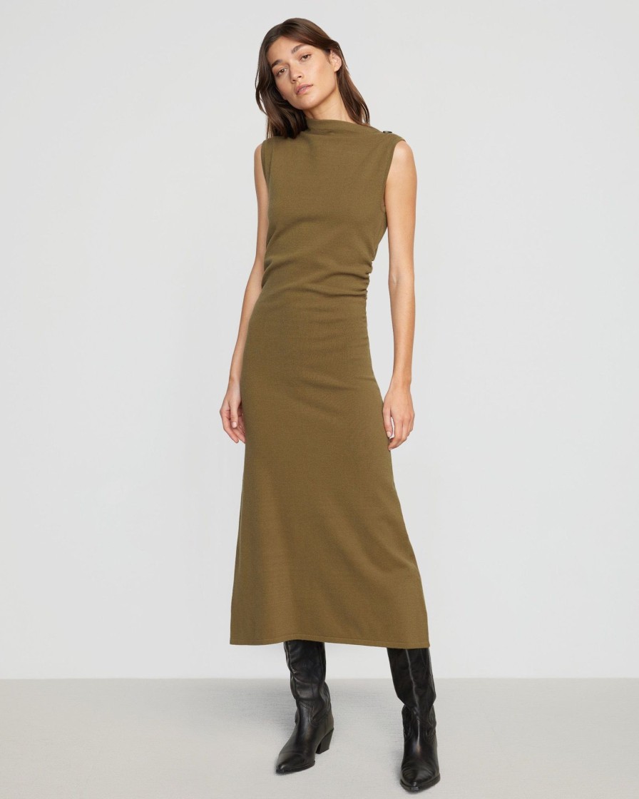 Clothing Expert Group Limited | Abel Sleeveless Asymmetric-Neck Dress