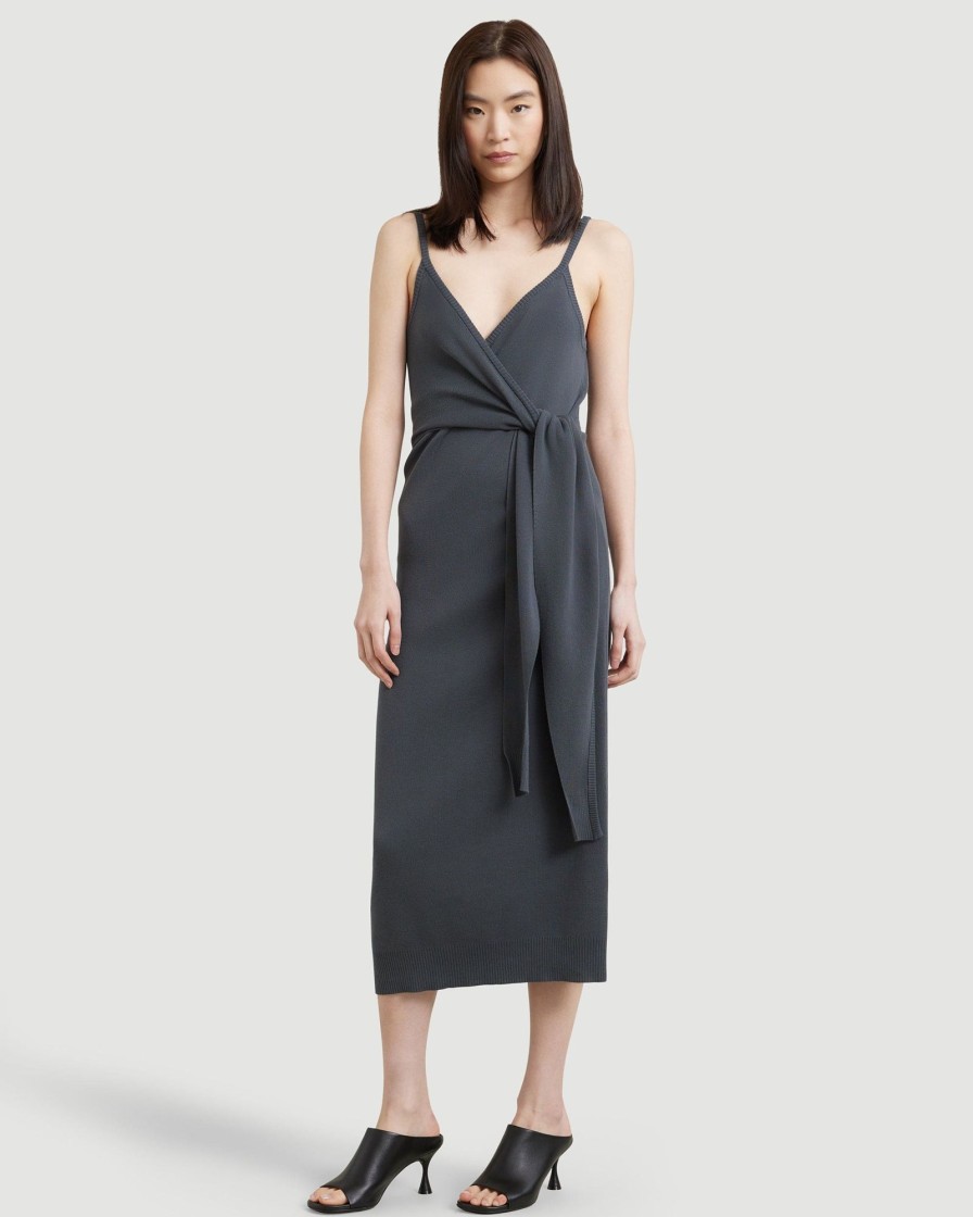 Clothing Brilliant Wise Corporation Limited | Ani Sleeveless Tie-Front Knit Dress