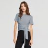 Clothing Brilliant Wise Corporation Limited | Jude Cropped Tie-Front Top