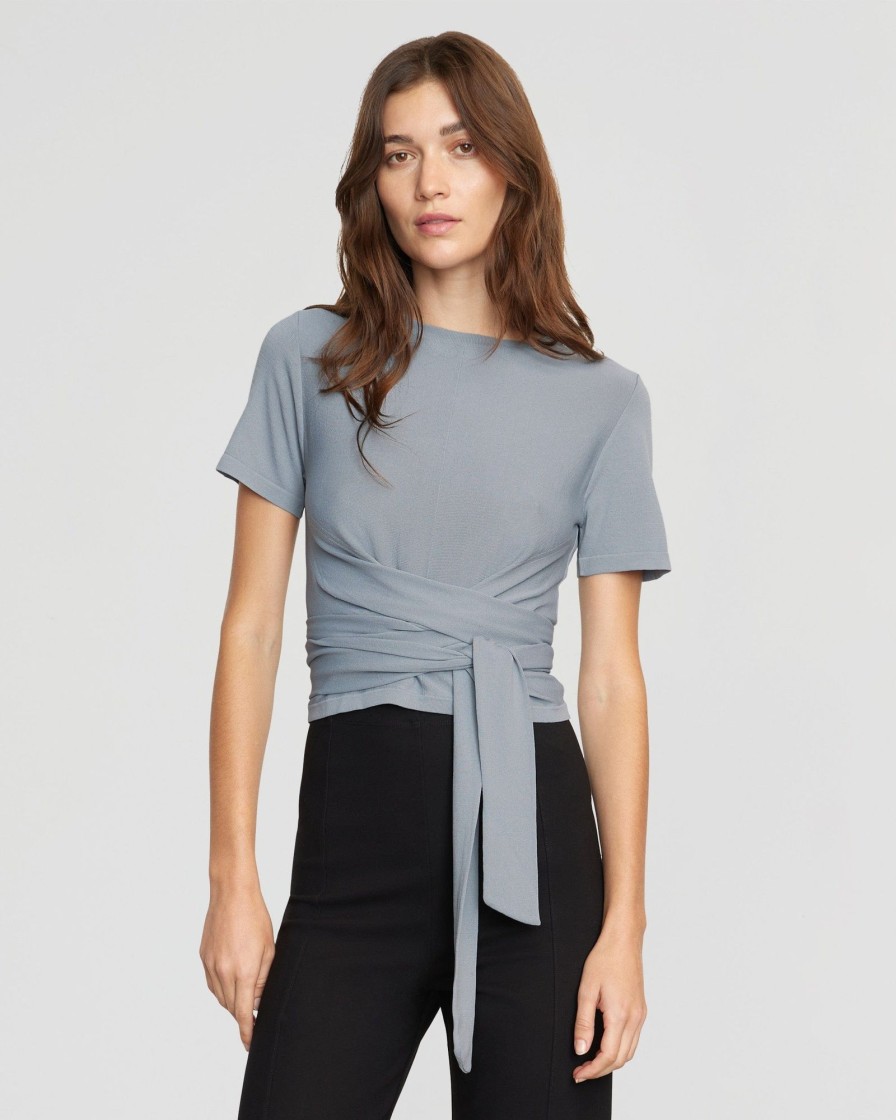 Clothing Brilliant Wise Corporation Limited | Jude Cropped Tie-Front Top