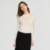 Clothing UBASE INTERNATIONAL, INC. | Layla Slit-Neck Long-Sleeve Tee