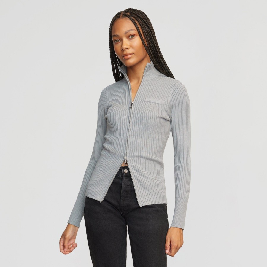 Clothing Expert Group Limited | Kaine Ribbed Two-Way Zip Sweater