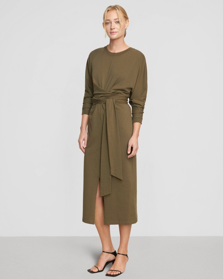 Clothing UBASE INTERNATIONAL, INC. | Wei Organic Cotton Tie-Front Dress