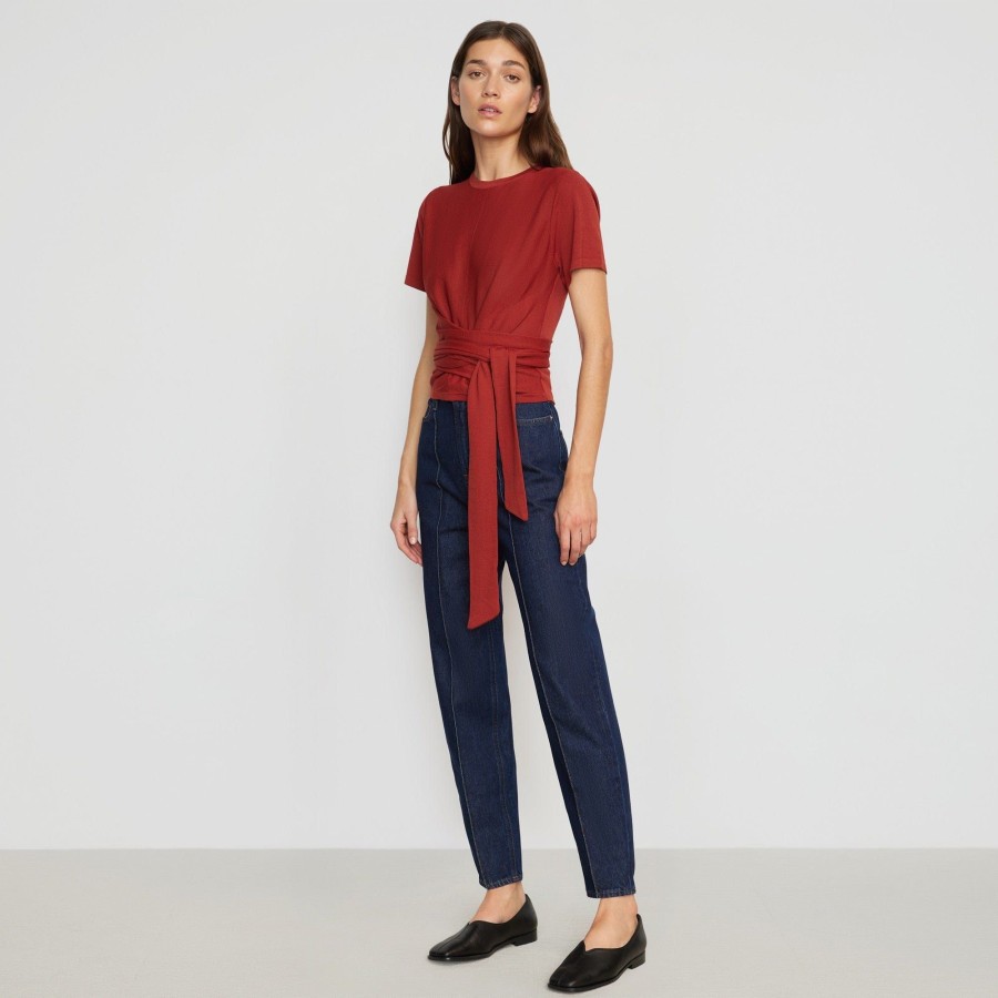 Clothing Brilliant Wise Corporation Limited | Jude Cropped Tie-Front Top