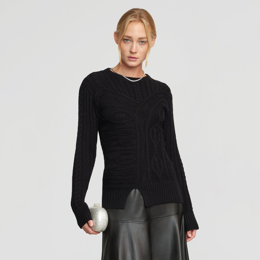 Clothing Expert Group Limited | Imelda Cable Knit Crew Neck Sweater