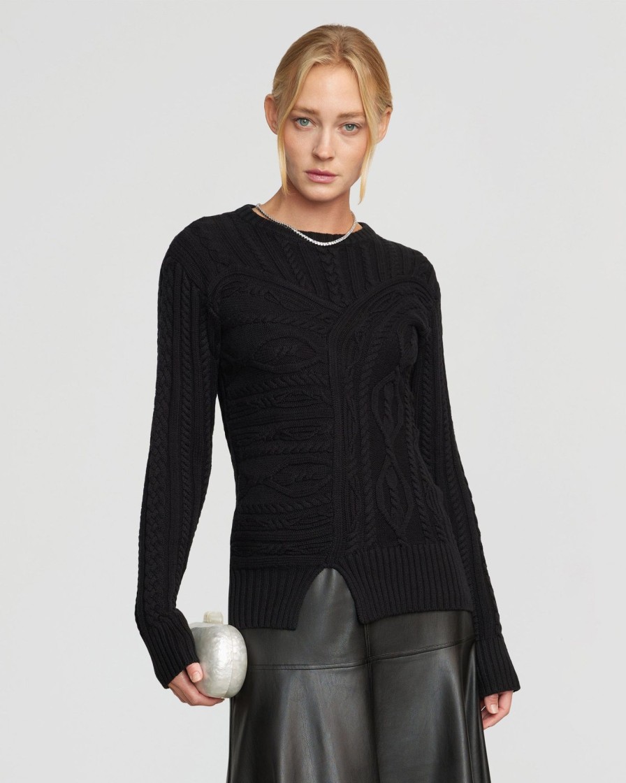 Clothing Expert Group Limited | Imelda Cable Knit Crew Neck Sweater