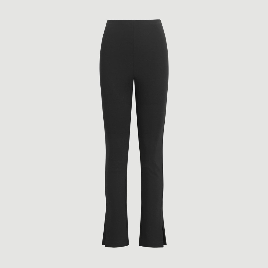 Clothing UBASE INTERNATIONAL, INC. | Devi Side-Split Stretch Pant (Short)