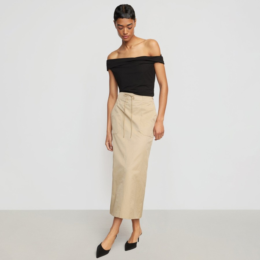 Clothing Hua Jia | Ida Drawstring Cargo Skirt