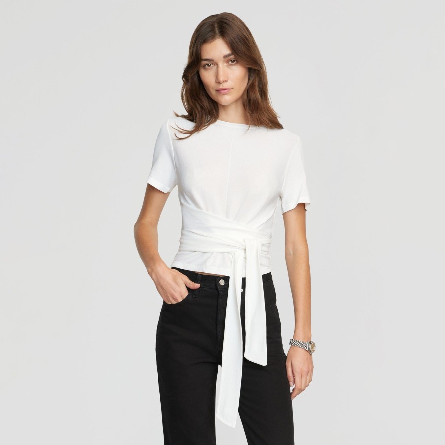 Clothing Brilliant Wise Corporation Limited | Jude Cropped Tie-Front Top