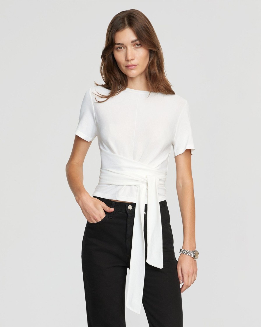 Clothing Brilliant Wise Corporation Limited | Jude Cropped Tie-Front Top