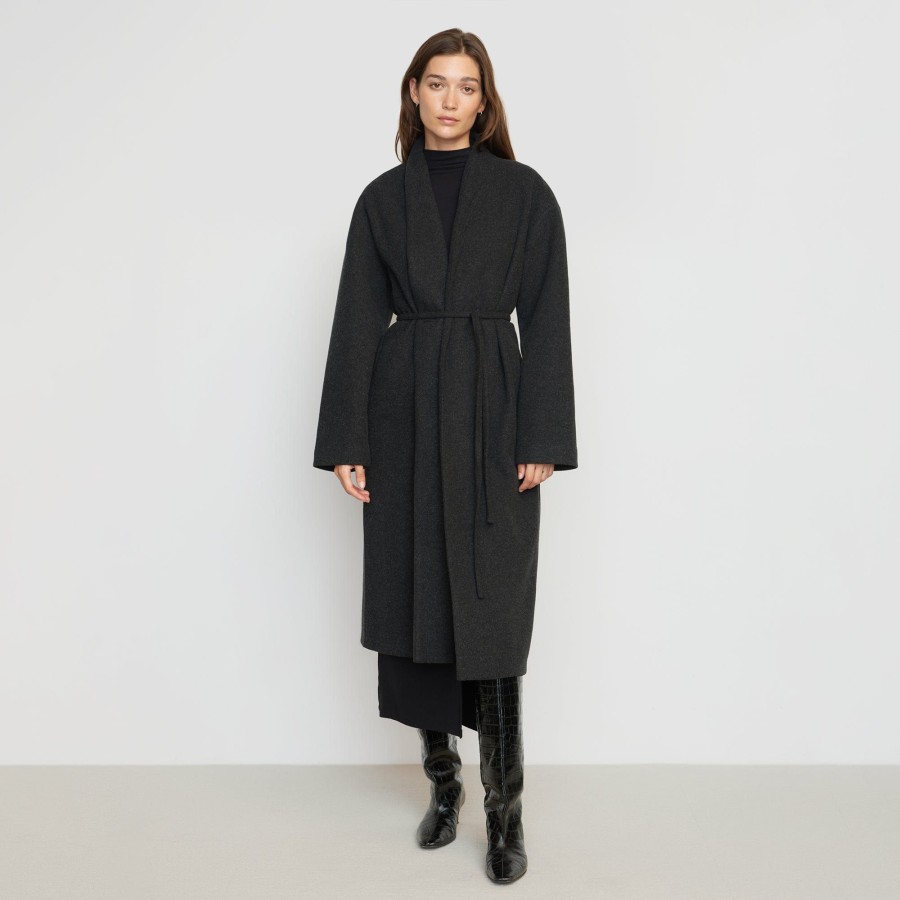 Clothing Hua Shang Group (H.K.) Ltd | Reagan Oversized Tie-Front Coat