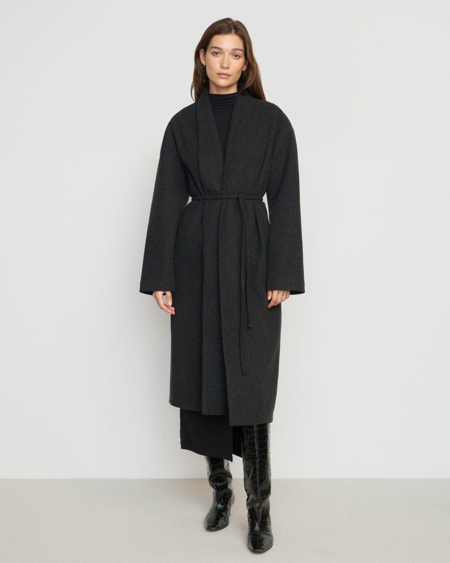 Clothing Hua Shang Group (H.K.) Ltd | Reagan Oversized Tie-Front Coat