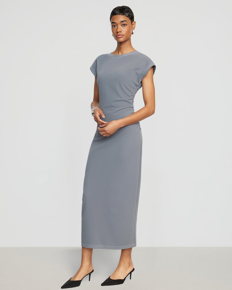 Clothing Asia Consultancy Co., Ltd | Vela Ruched-Waist Dress