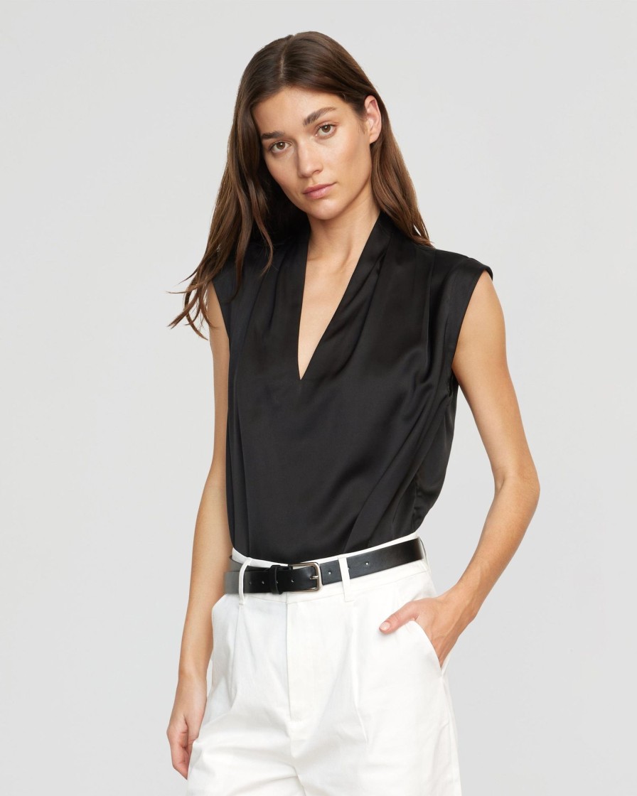 Clothing Hua Jia | Jae V-Neck Sleeveless Blouse