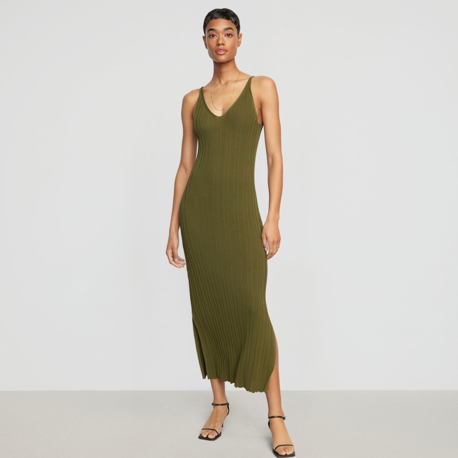 Clothing Brilliant Wise Corporation Limited | Estella Ribbed Tank Dress