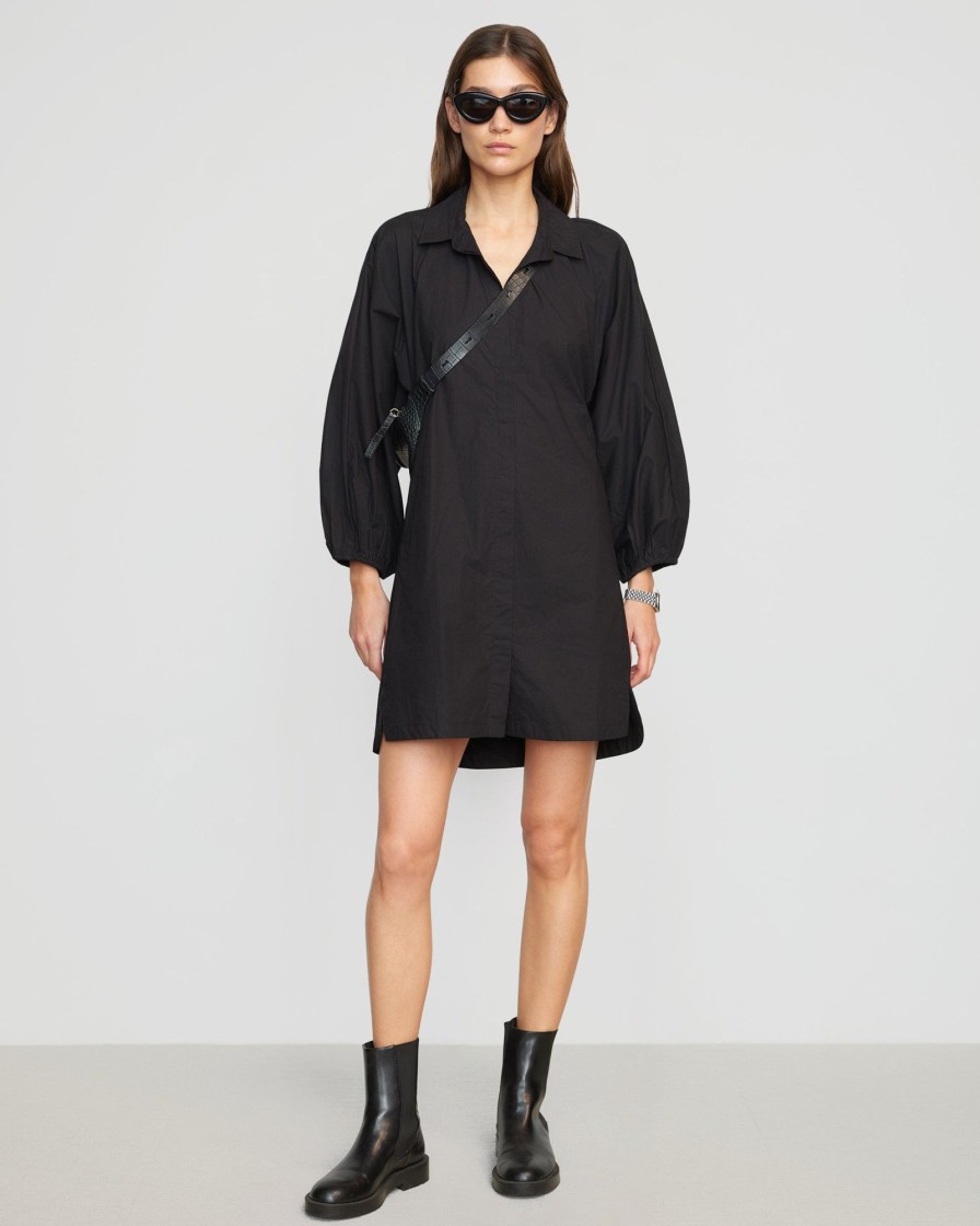 Clothing Fashion Apparels | Clara Open-Back Button Down Dress