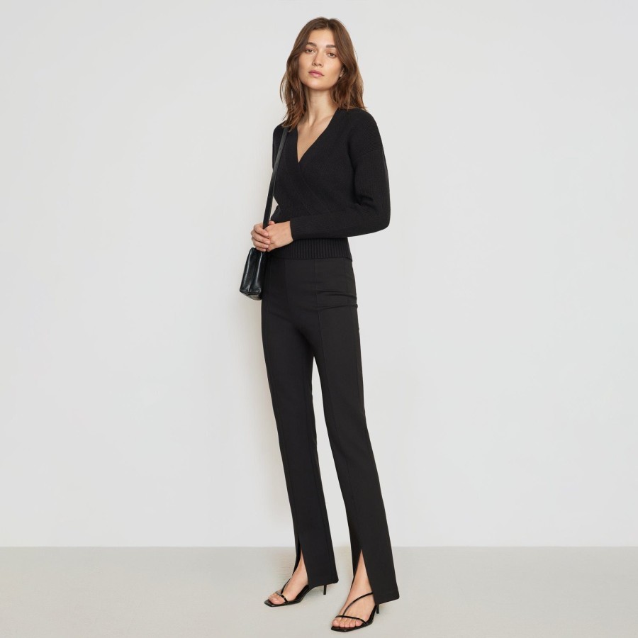 Clothing UBASE INTERNATIONAL, INC. | Cass Front-Split Stretch Pant (Regular)