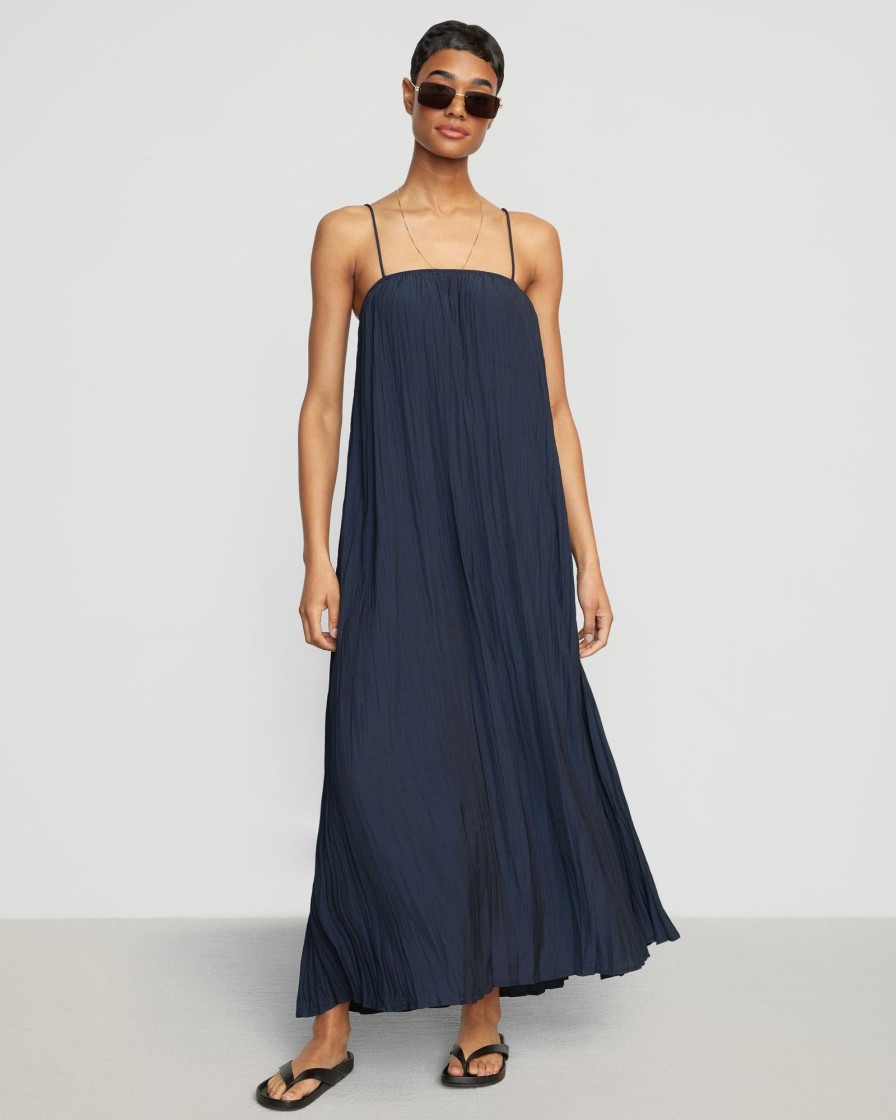 Clothing Hua Jia | Solange Crinkled Maxi Dress