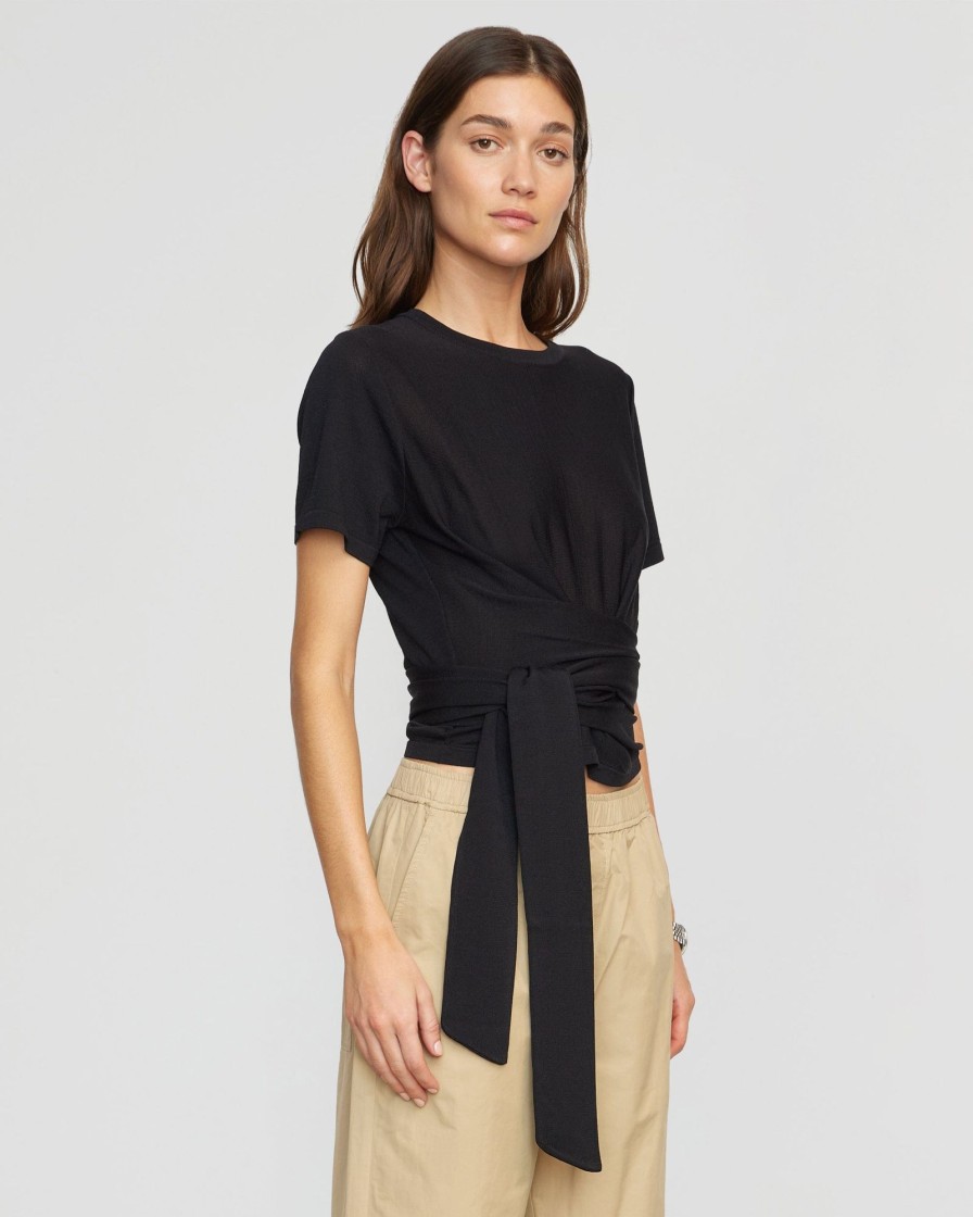 Clothing Brilliant Wise Corporation Limited | Jude Cropped Tie-Front Top