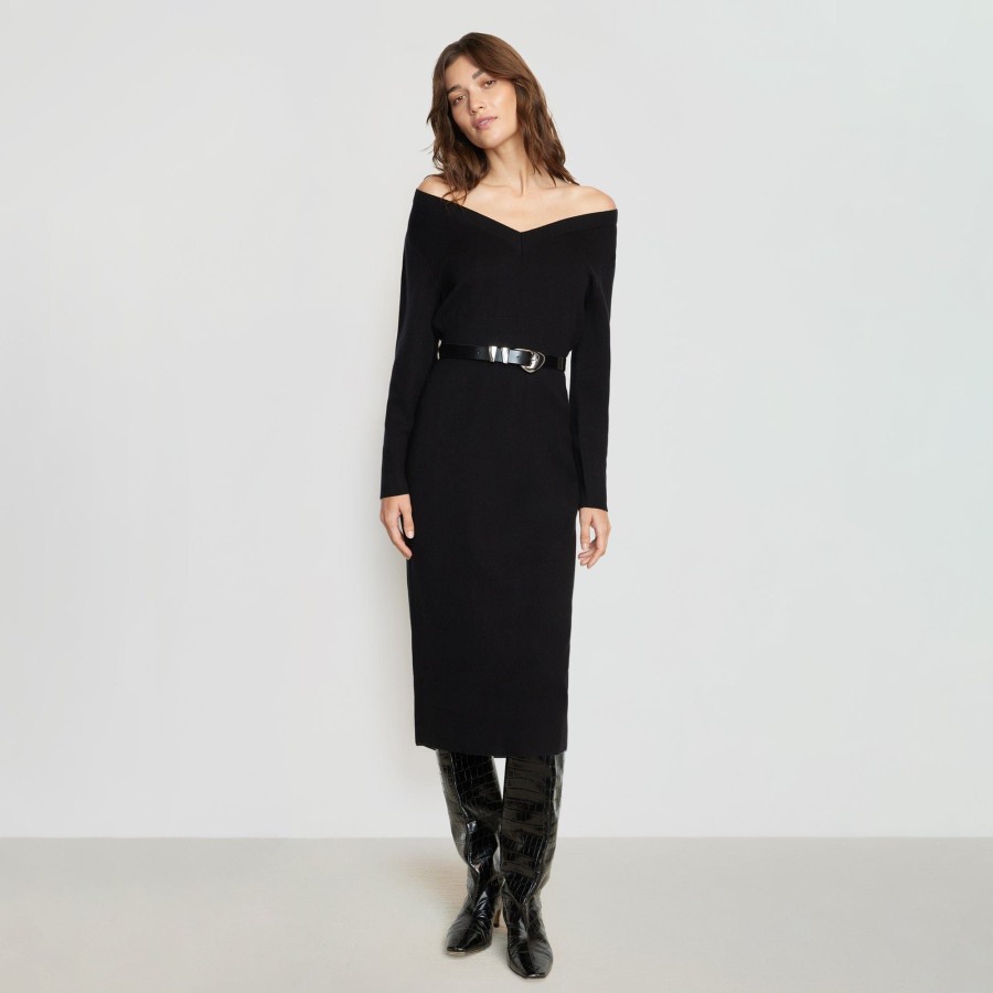 Clothing Brilliant Wise Corporation Limited | Brea Off-Shoulder Sweater Dress