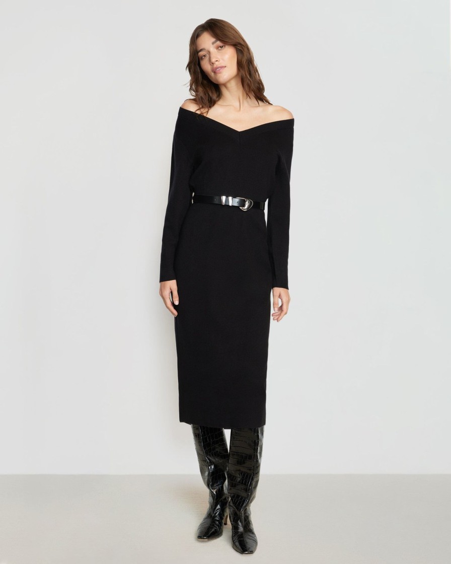 Clothing Brilliant Wise Corporation Limited | Brea Off-Shoulder Sweater Dress