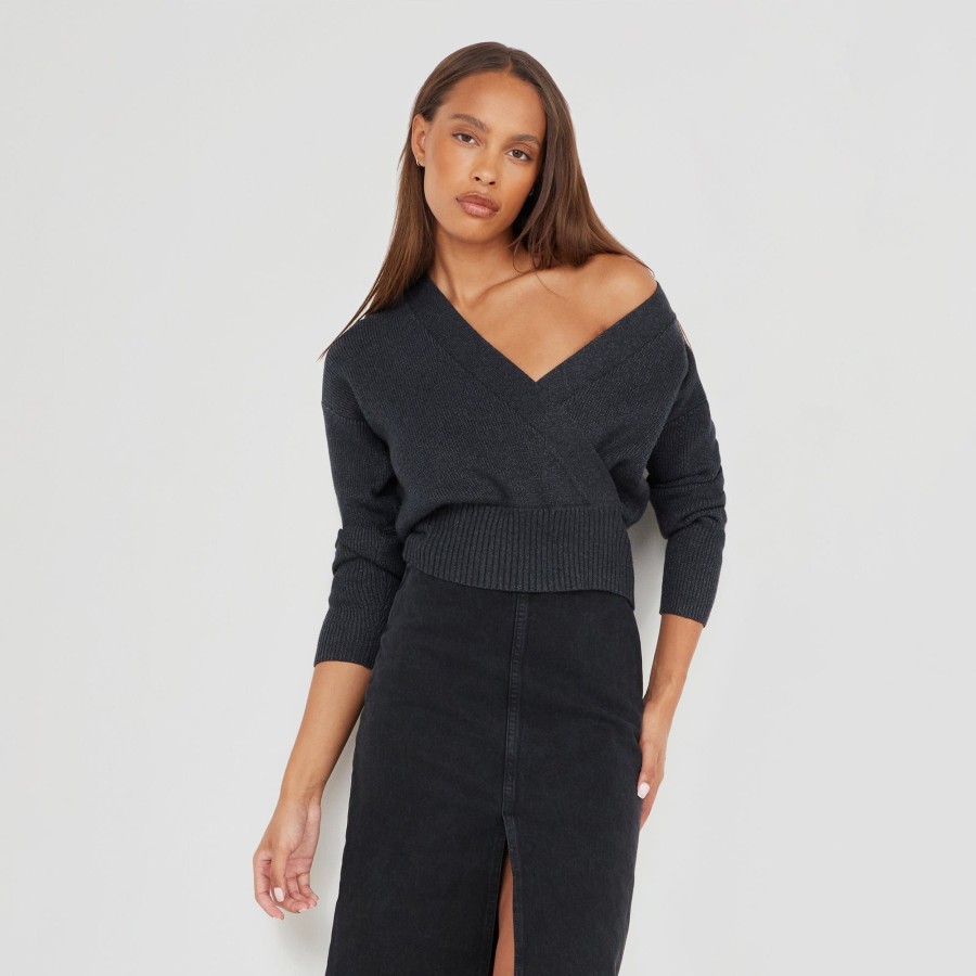 Clothing Brilliant Wise Corporation Limited | Marlowe V-Neck Cropped Sweater