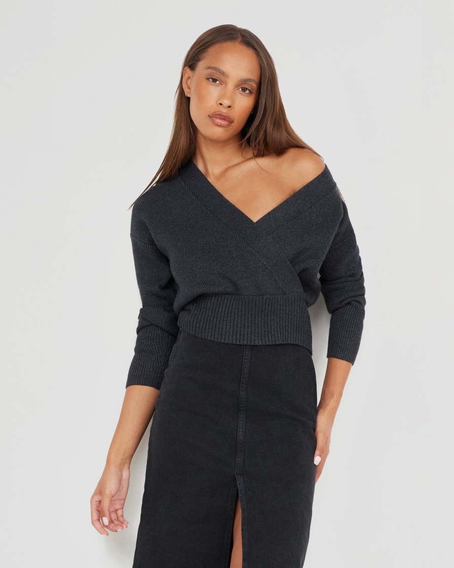 Clothing Brilliant Wise Corporation Limited | Marlowe V-Neck Cropped Sweater