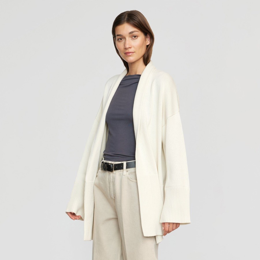 Clothing Expert Group Limited | Carla Organic Cotton Split-Back Cardigan