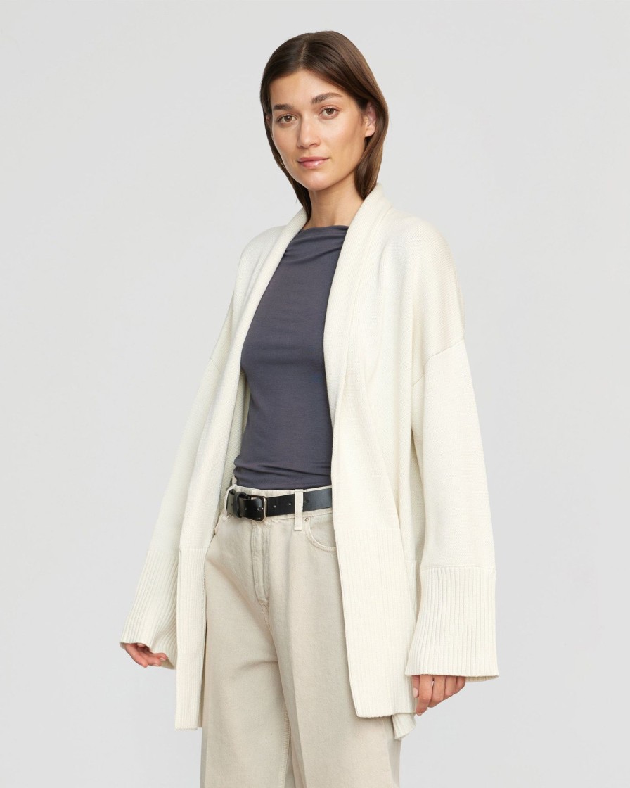 Clothing Expert Group Limited | Carla Organic Cotton Split-Back Cardigan