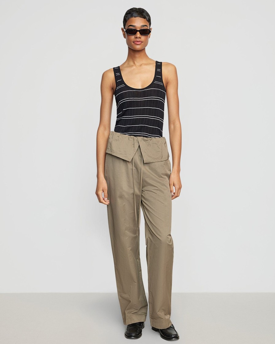 Clothing Hua Jia | Arden Drawstring Foldover Pant