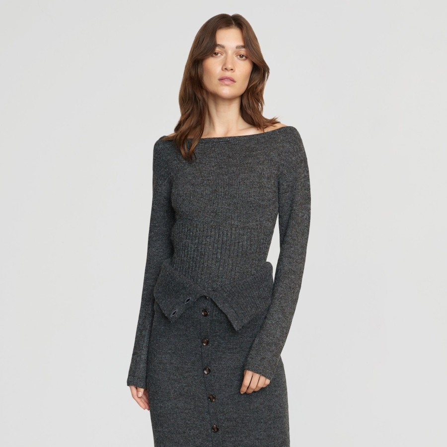 Clothing Expert Group Limited | Zaza Ribbed-Waist Sweater