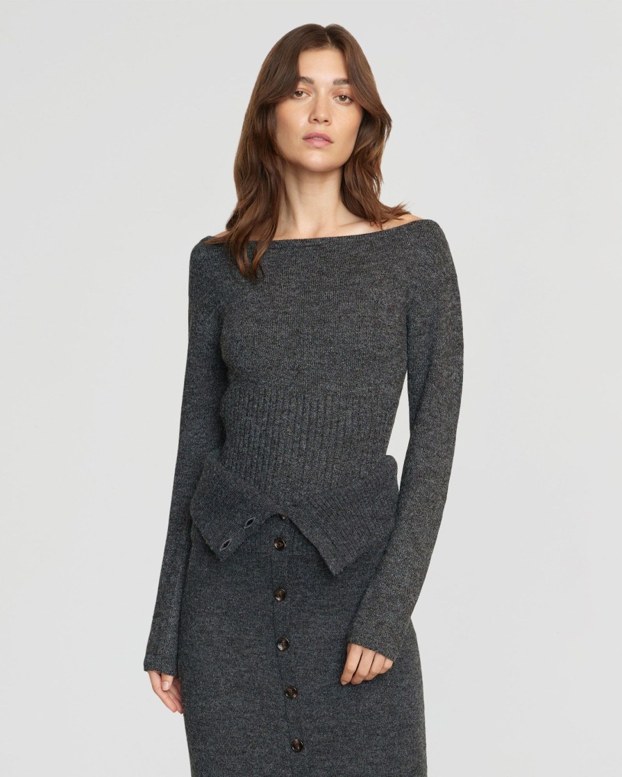 Clothing Expert Group Limited | Zaza Ribbed-Waist Sweater