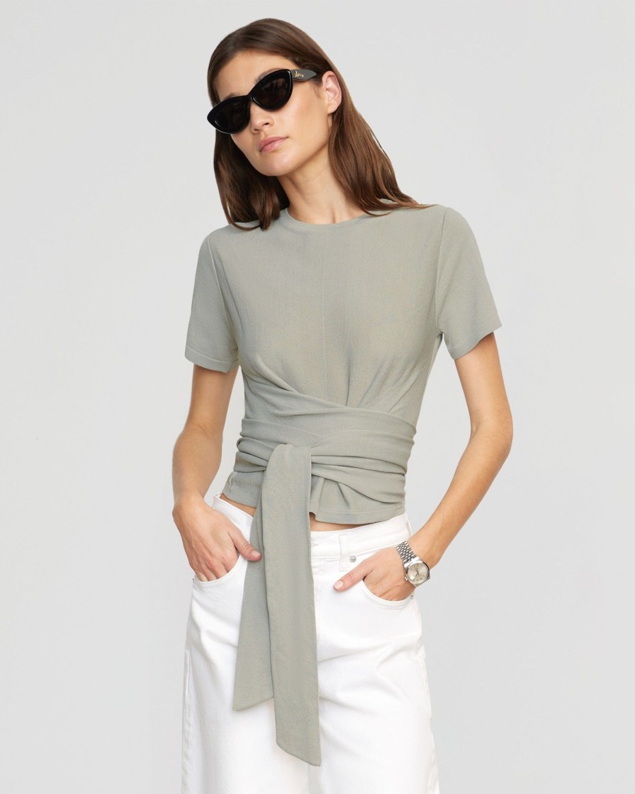 Clothing Brilliant Wise Corporation Limited | Jude Cropped Tie-Front Top