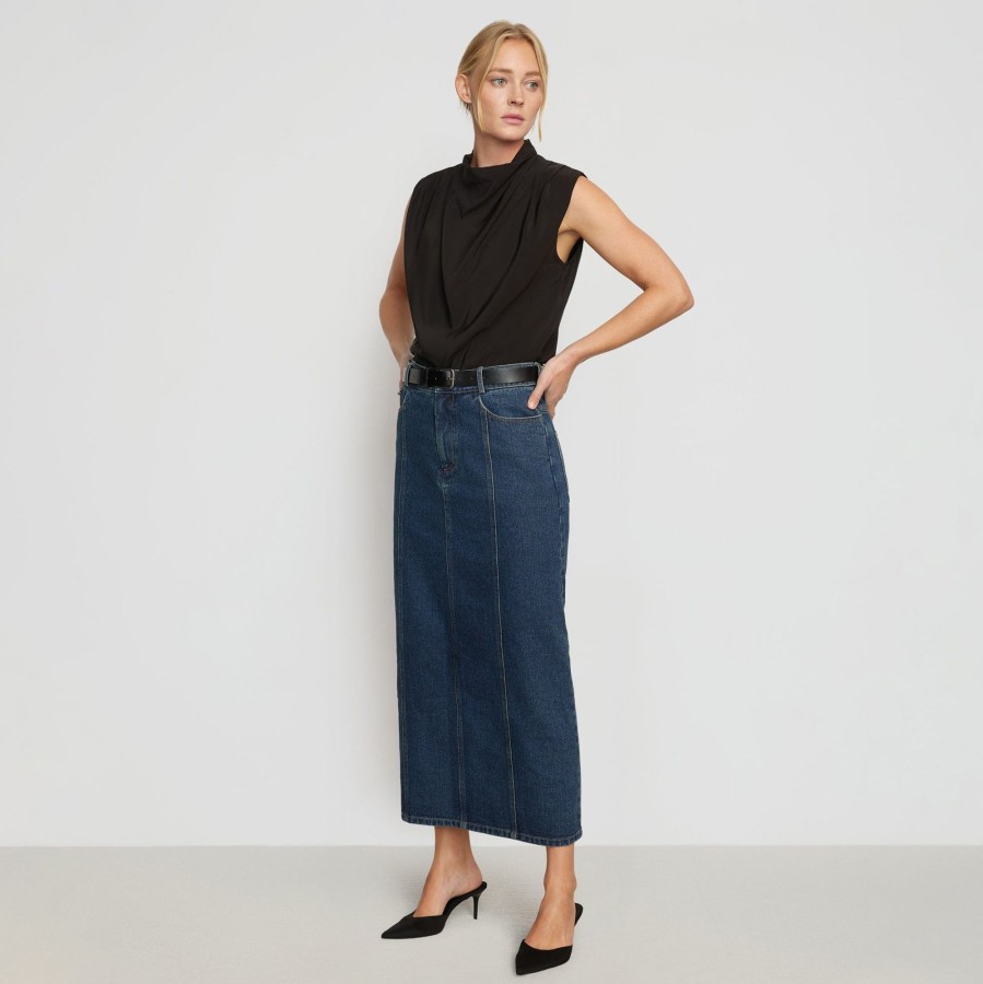 Clothing Hua Shang Group (H.K.) Ltd | Riley Denim Maxi Skirt