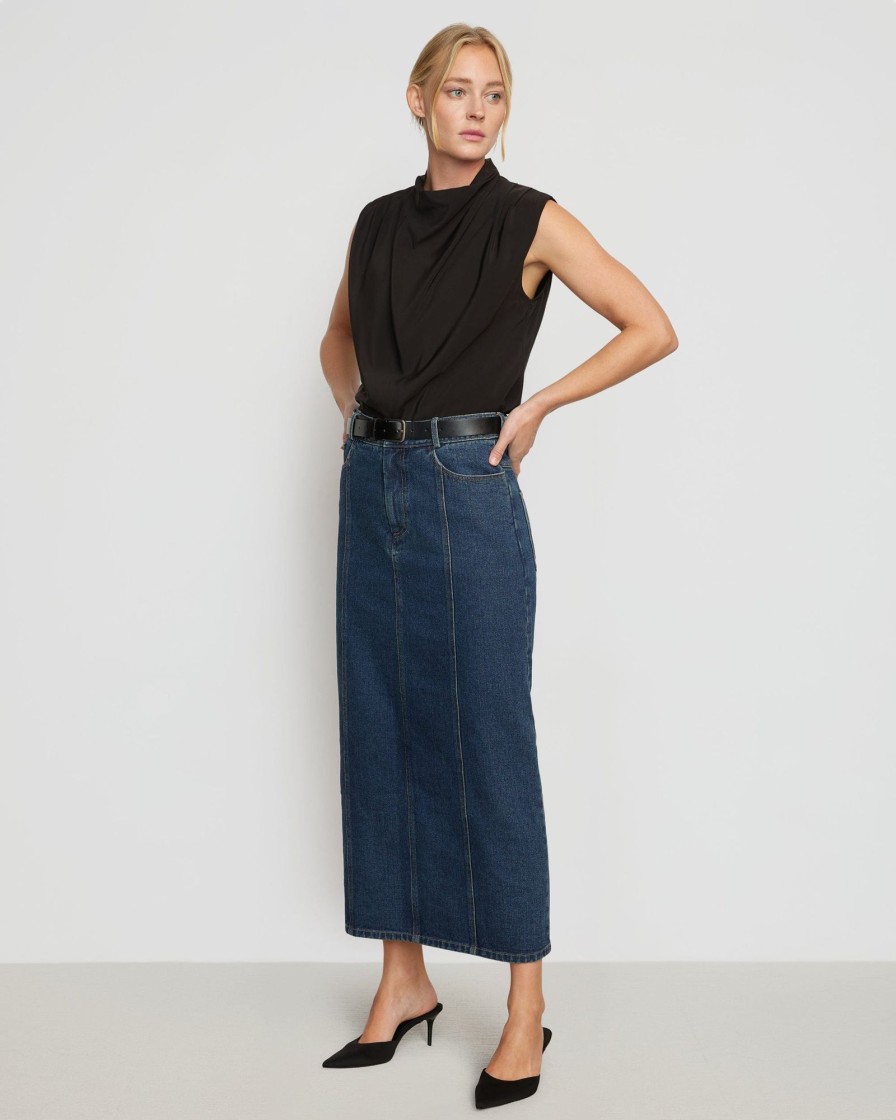 Clothing Hua Shang Group (H.K.) Ltd | Riley Denim Maxi Skirt