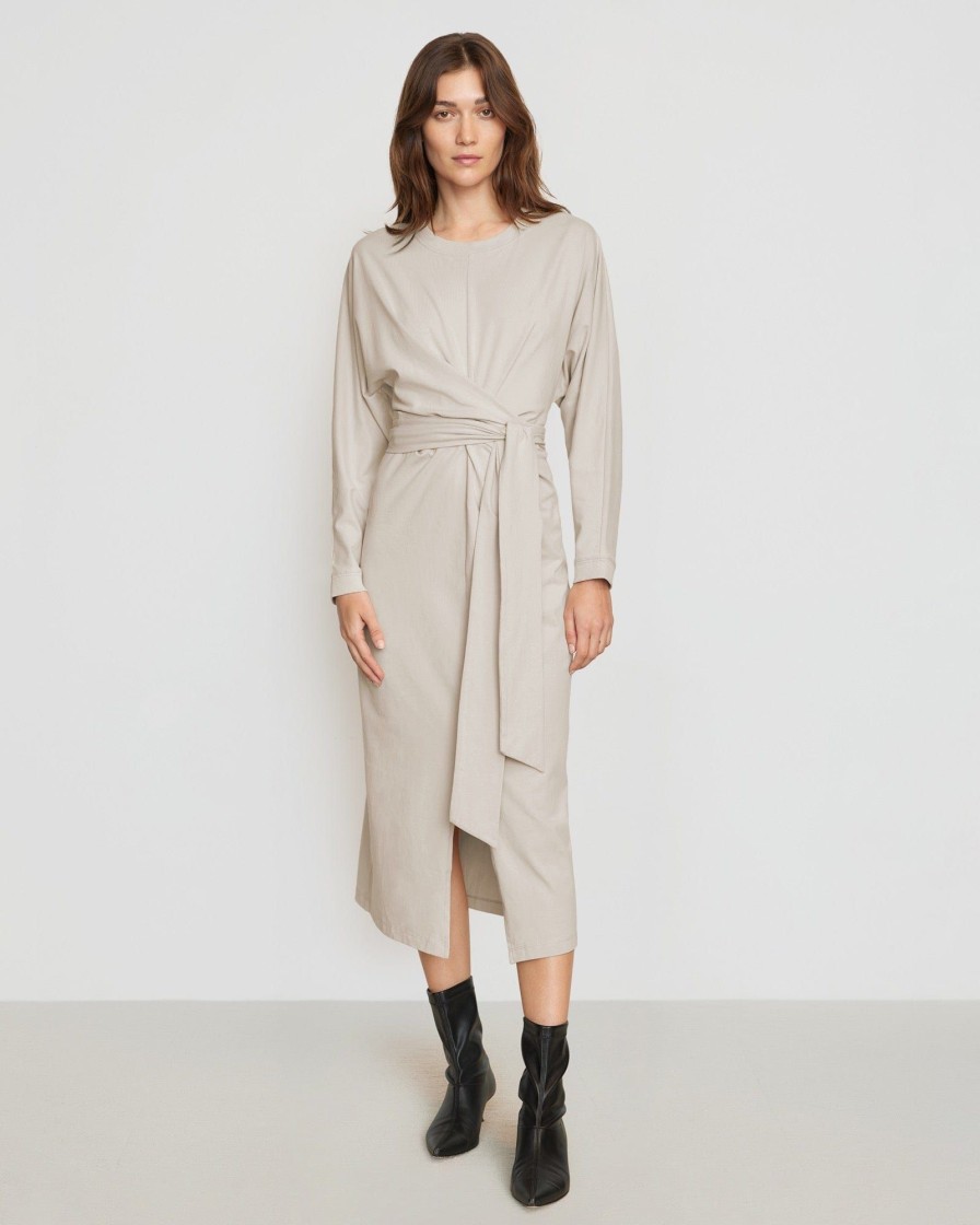 Clothing UBASE INTERNATIONAL, INC. | Wei Organic Cotton Tie-Front Dress