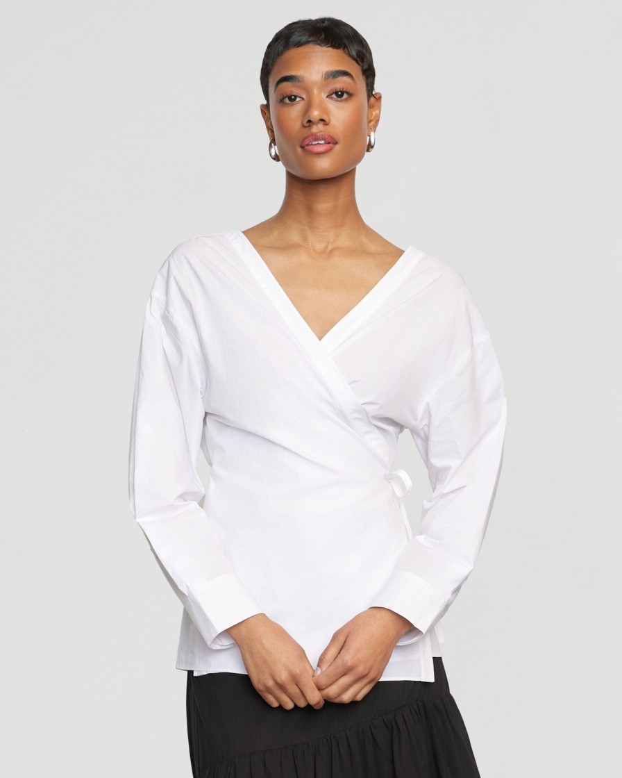 Clothing Hua Jia | Noomi V-Neck Wrap Top